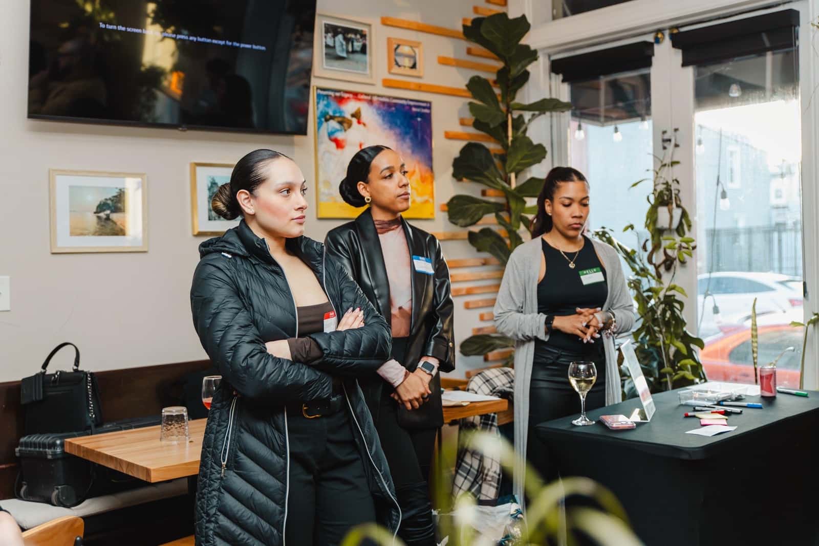 Colado Latino Network guests connecting at Bodega and Vino in Baltimore